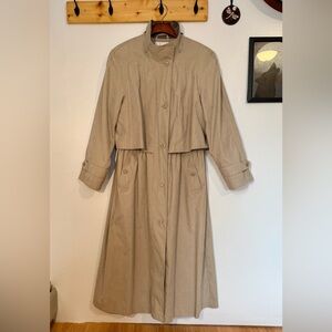 Worthington Beige Women's Trench Coat, Large